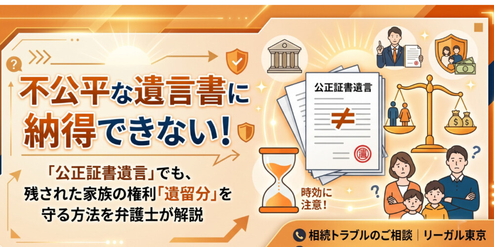 遺言の内容に納得できない場合の対処法を相続に強い